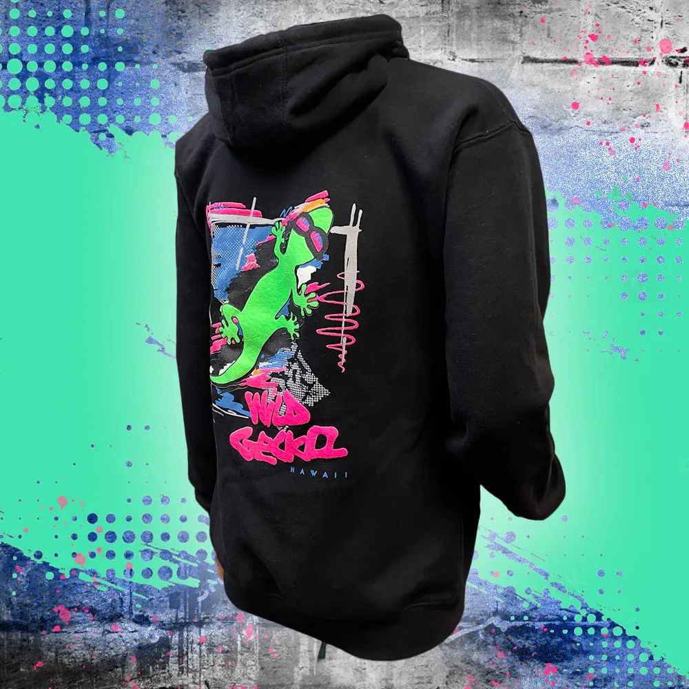 1989's Gecko Graffiti Black Hoodie