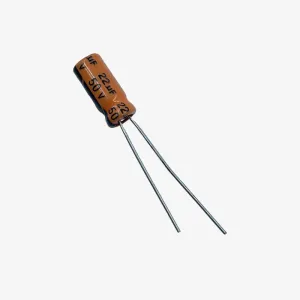 22uF/50V Radial Electrolytic Capacitor