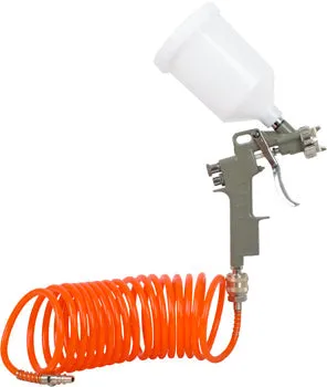 Aircraft Gravity Feed Spray Gun 1.5Mm Nozzle With 5M Spiral Hose