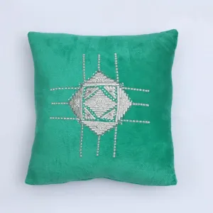 AKC Pure Velvet Embroidered Captivating Filled Cushion