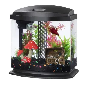 Aqueon LED BettaBow Kit SmartClean Black 2.5 gal