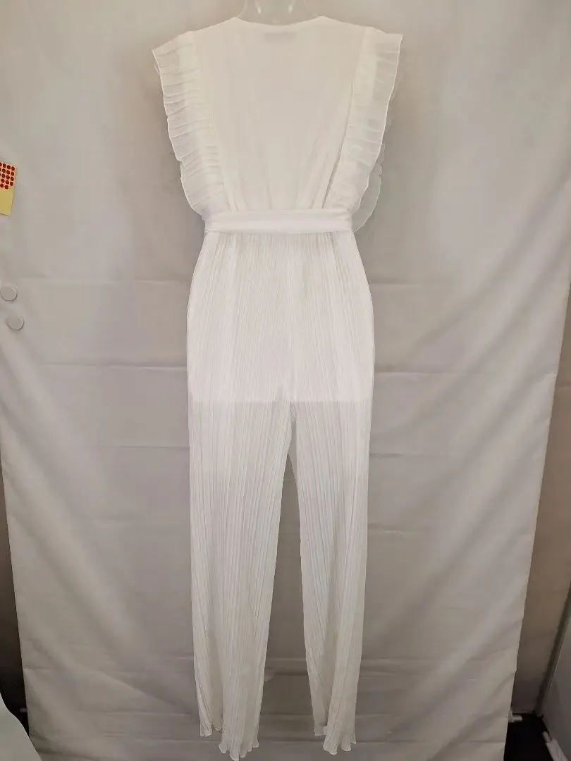 Assorted Brands Pleated Angel Jumpsuit Size S