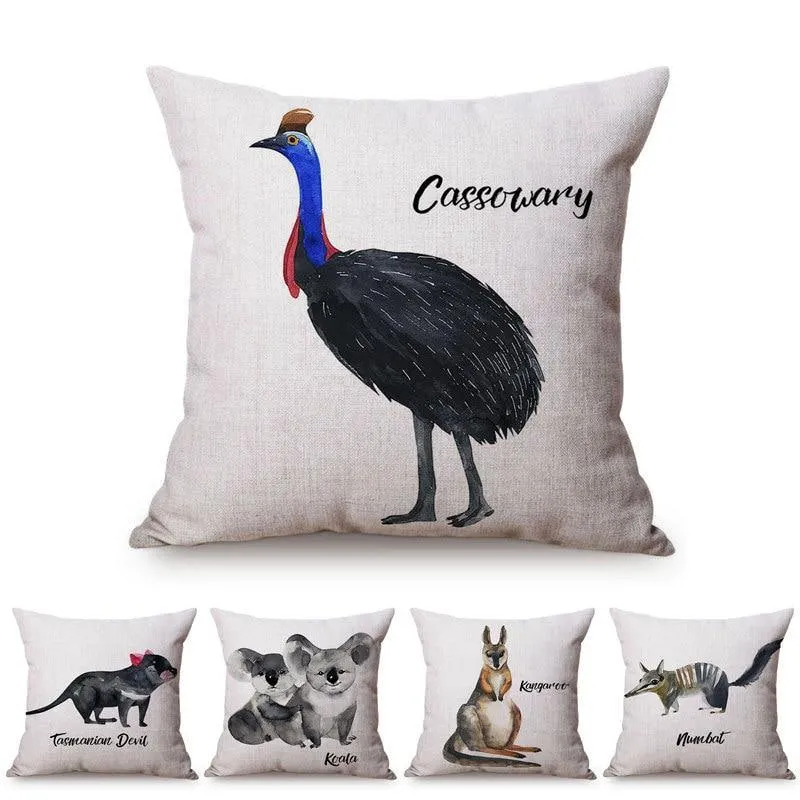 Australian Native Animals Cushion Cover Collection