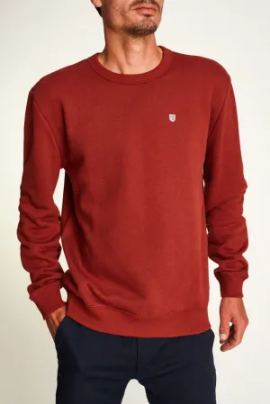 B-Shield Crew Fleece - Burgundy