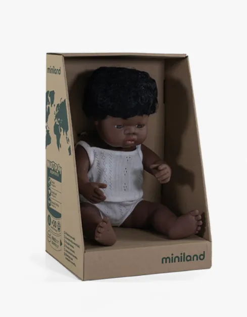 Baby Doll - African Boy - 38cm - BPA Free