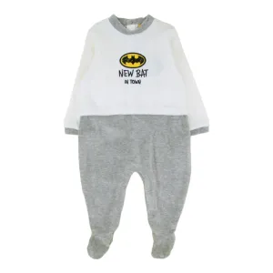 Batman Velour Footed Sleeper - New Bat In Town