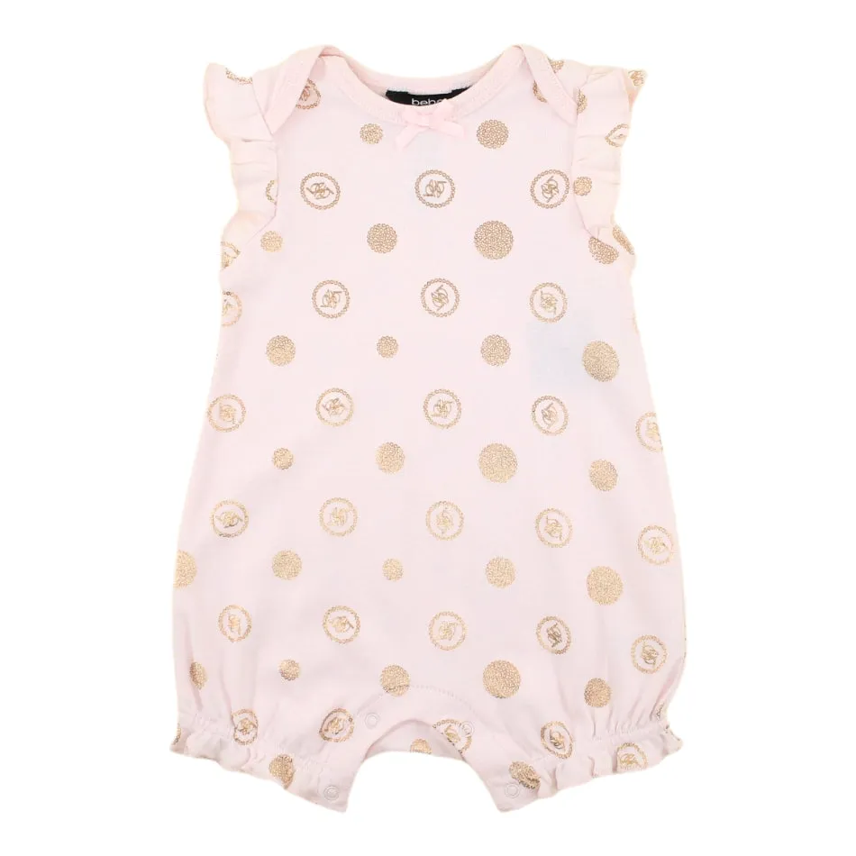 Bebe Baby Glitter Print Romper