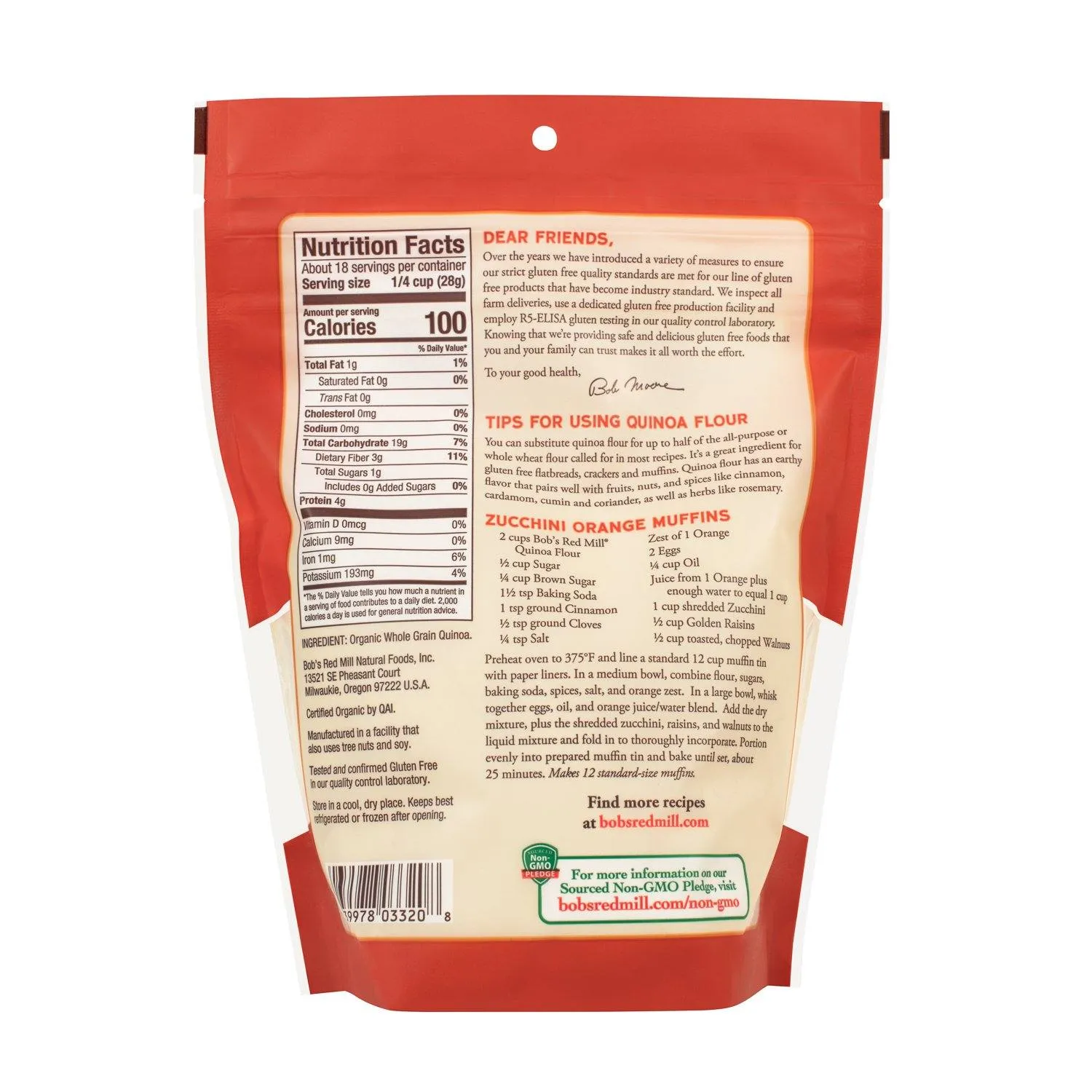 Bob's Red Mill Organic Quinoa Flour