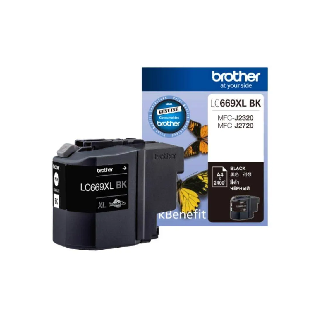 Brother LC-669XL Black / Brother LC-665XL Color Ink Cartridge for MFC-J2320 MFC-J2720 LC669XL LC665XL J2320 J2720 669XL