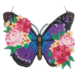 Butterfly Crystal Art Hanging Wooden Wall Decoration Kit