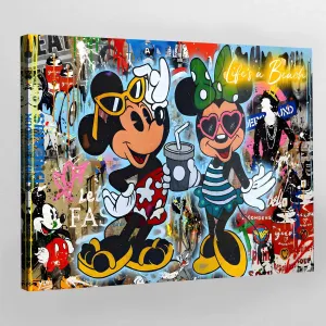 Cartoons Graffiti Wall Art