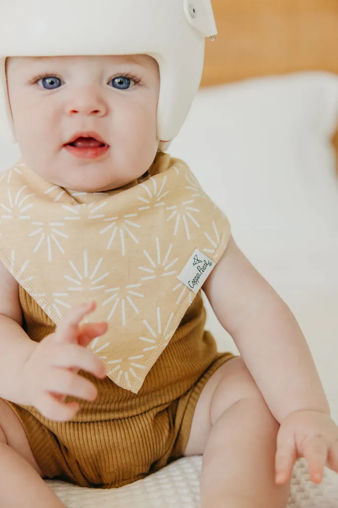 Copper Pearl- Sol Bandana Bib Set (4-pack)