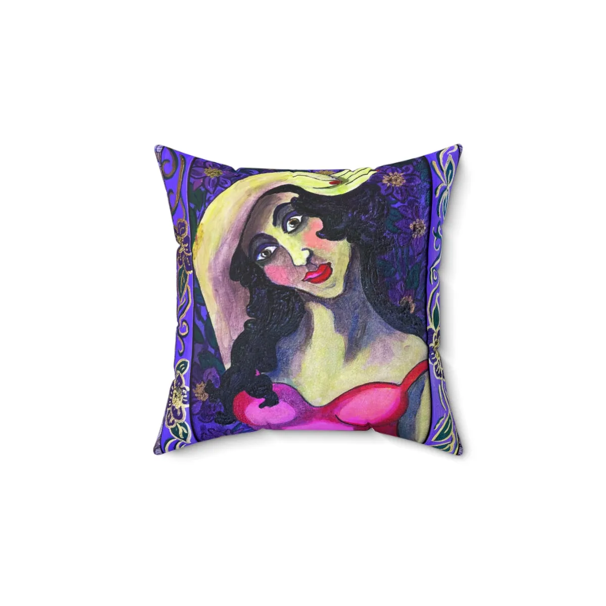 Decorative Pillow, "Violetta"