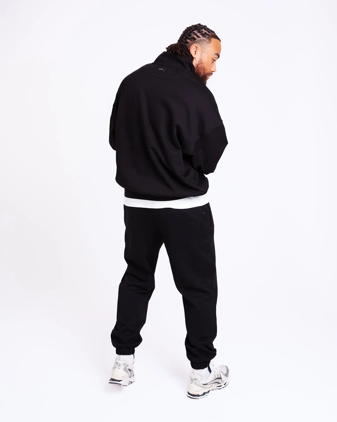 East Street 1/4 Zip - Black