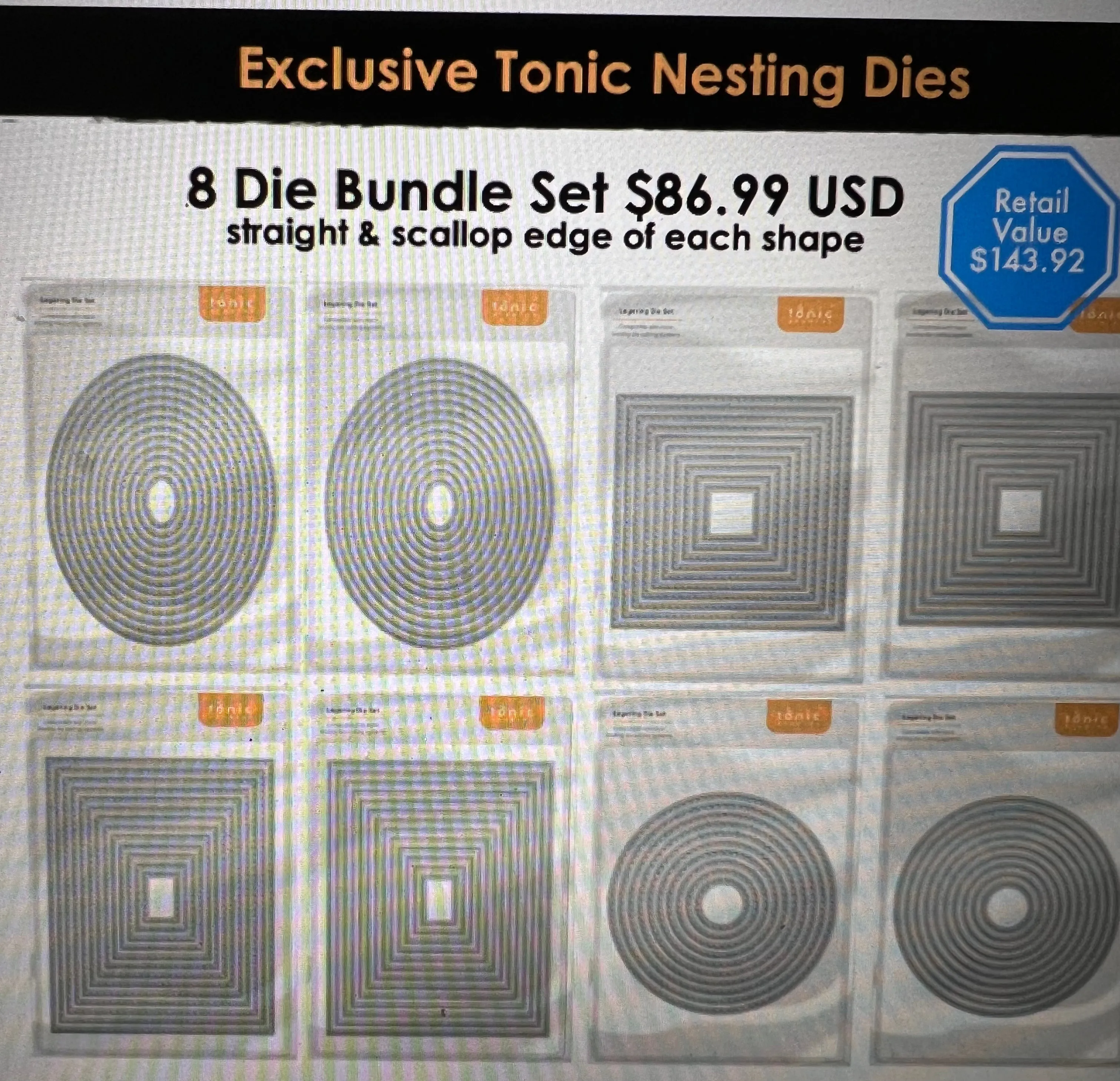 Exclusive nesting die lot by tonic