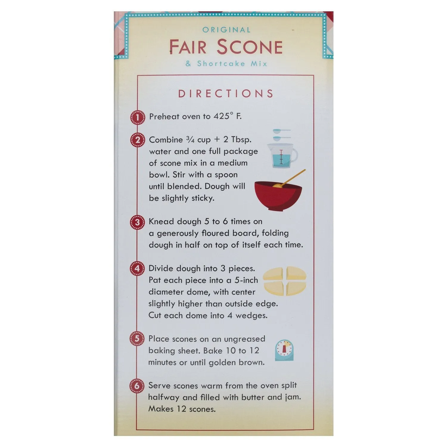 Fisher Original Fair Scone & Shortcake Mix