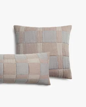 Grid Gauze Pillow Cover