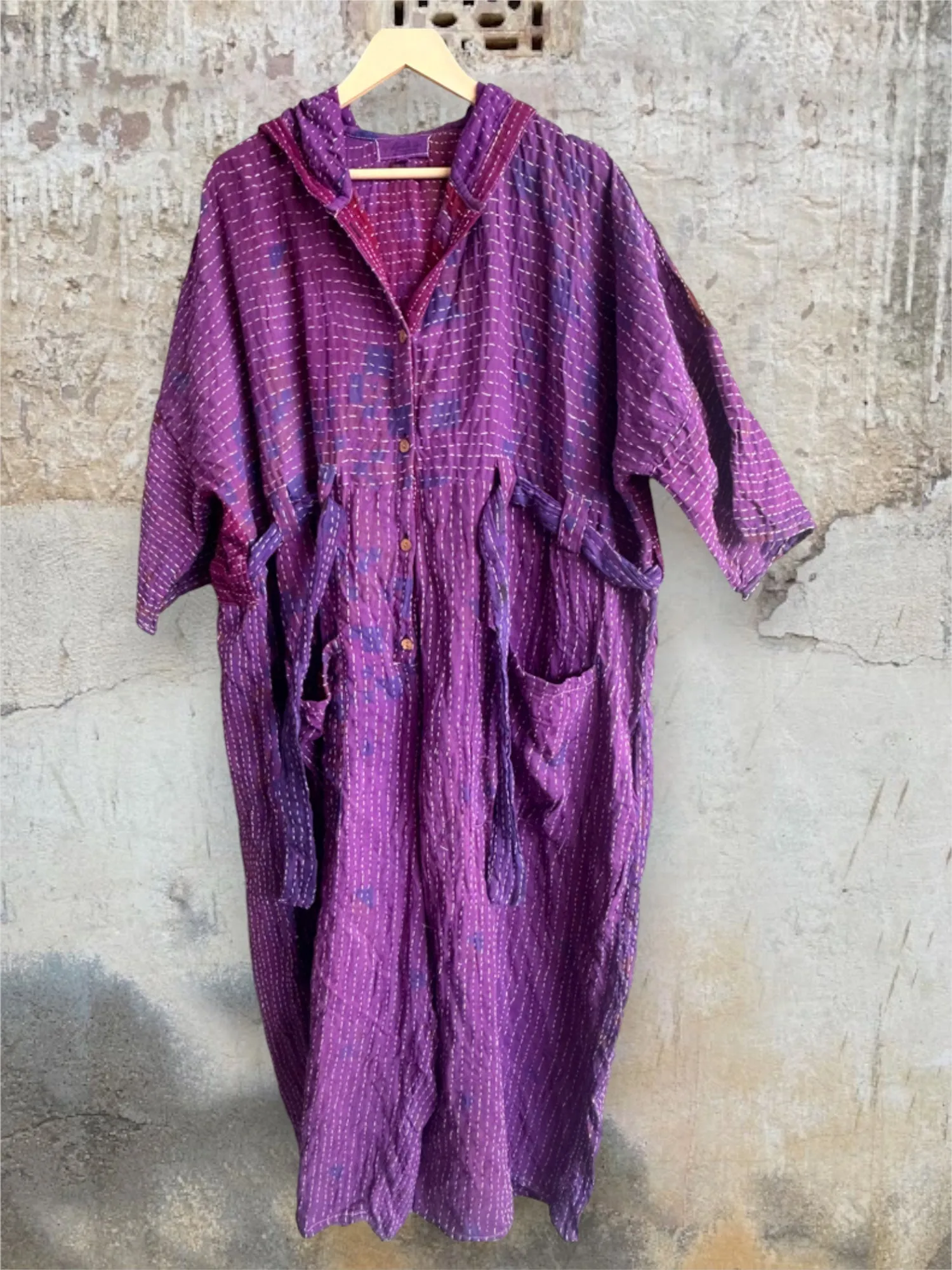 Kantha Zen Hoodie Jumpsuit 0224 344