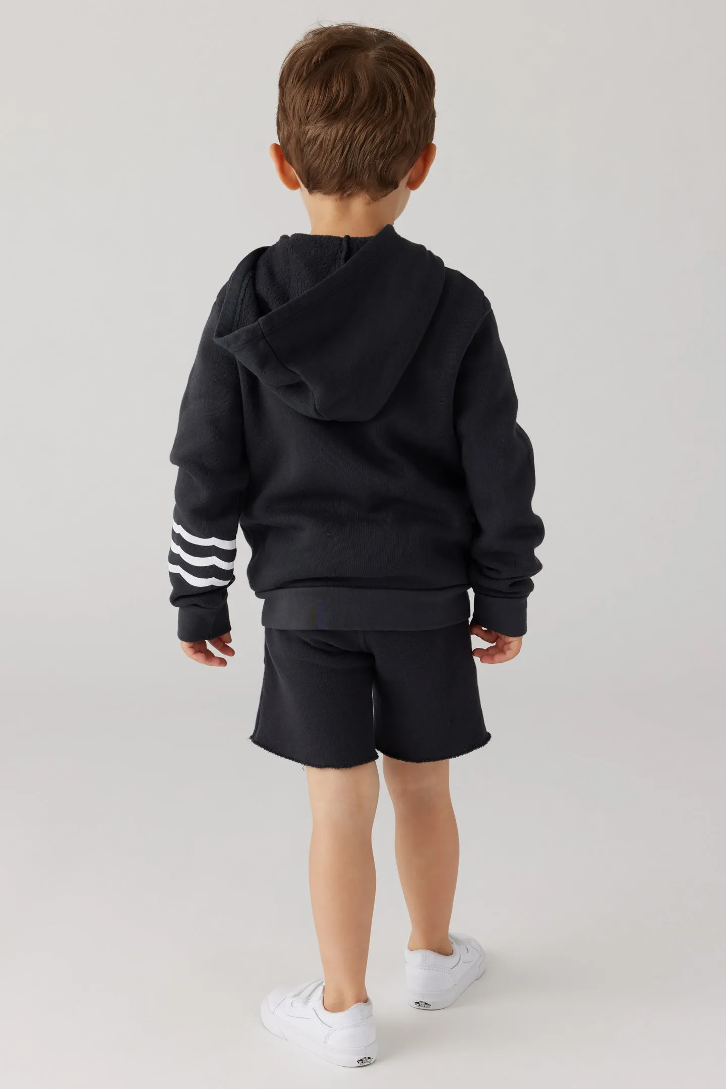 Kids Coastal Waves Zip Hoodie