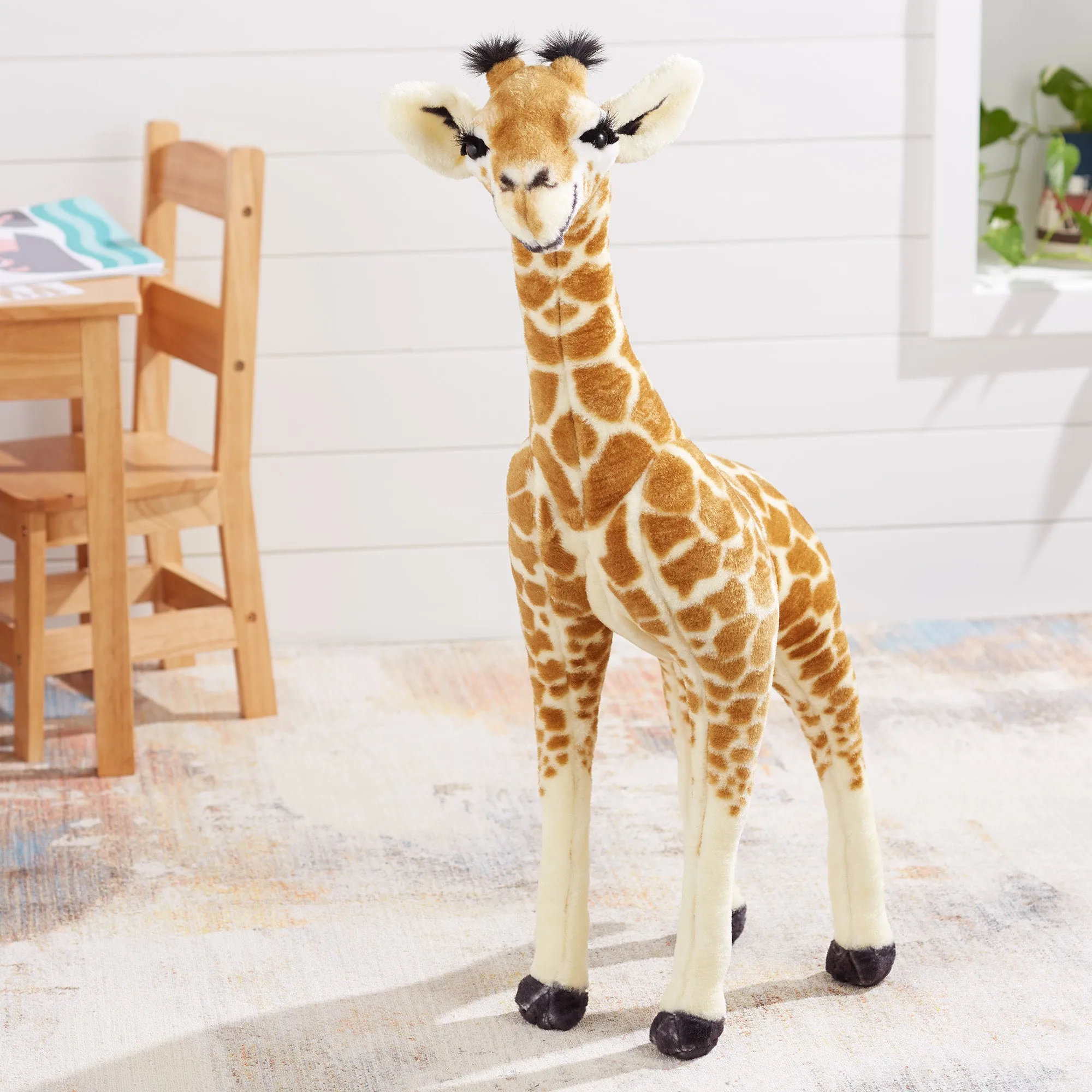 Lifelike Plush Baby Giraffe