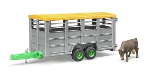 LIVESTOCK TRAILER WITH COW