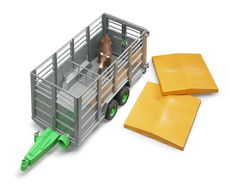 LIVESTOCK TRAILER WITH COW