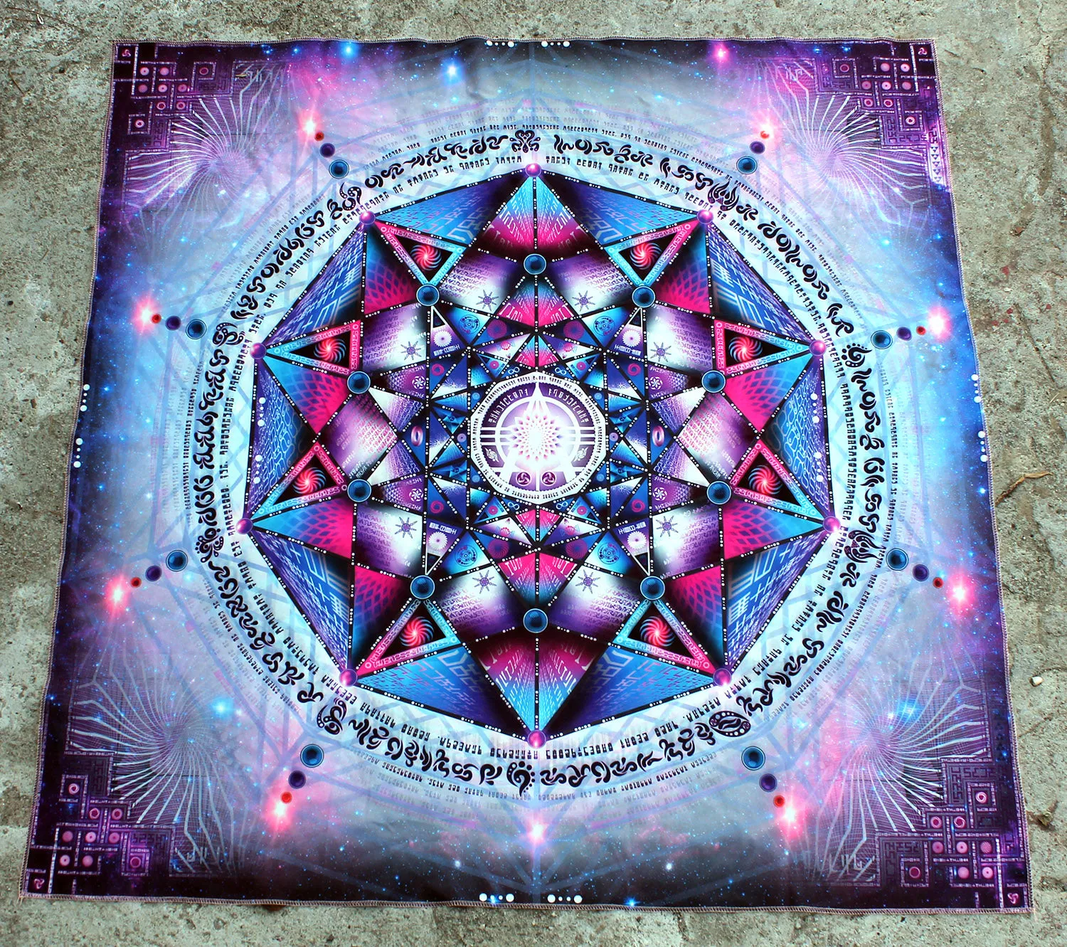 Lycra Tapestry / Backdrop of Arcturian Template