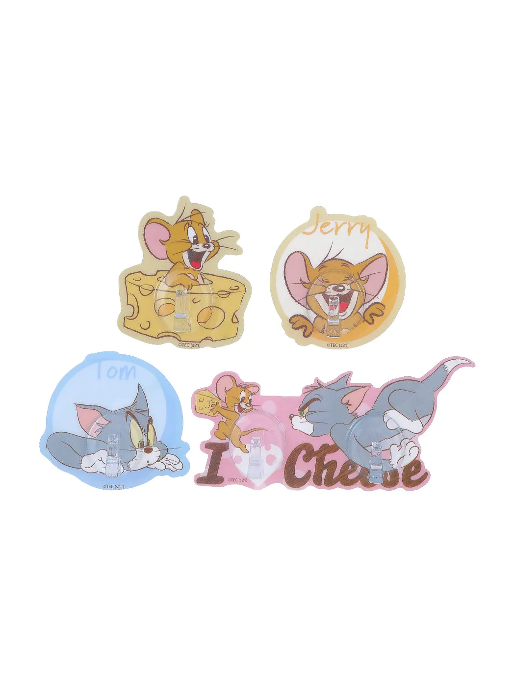 MINISO Tom & Jerry I Love Cheese Collection Traceless Hook