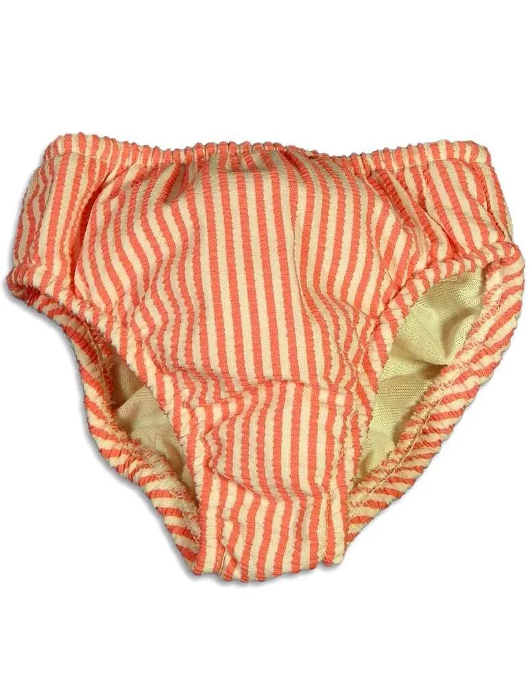 My Pool Pal - Baby Girls Gingham Striped Reusable Swim Diaper