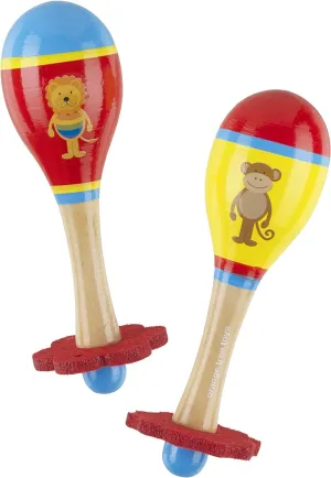 Orange Tree Toys Maracas Set Lion & Monkey