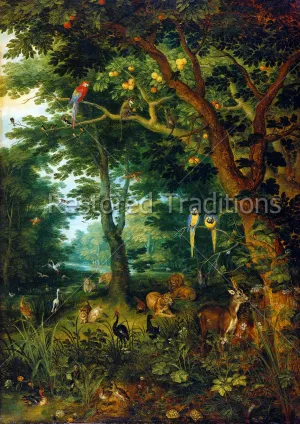 Paradise Before the Fall of Adam and Eve – Brueghel