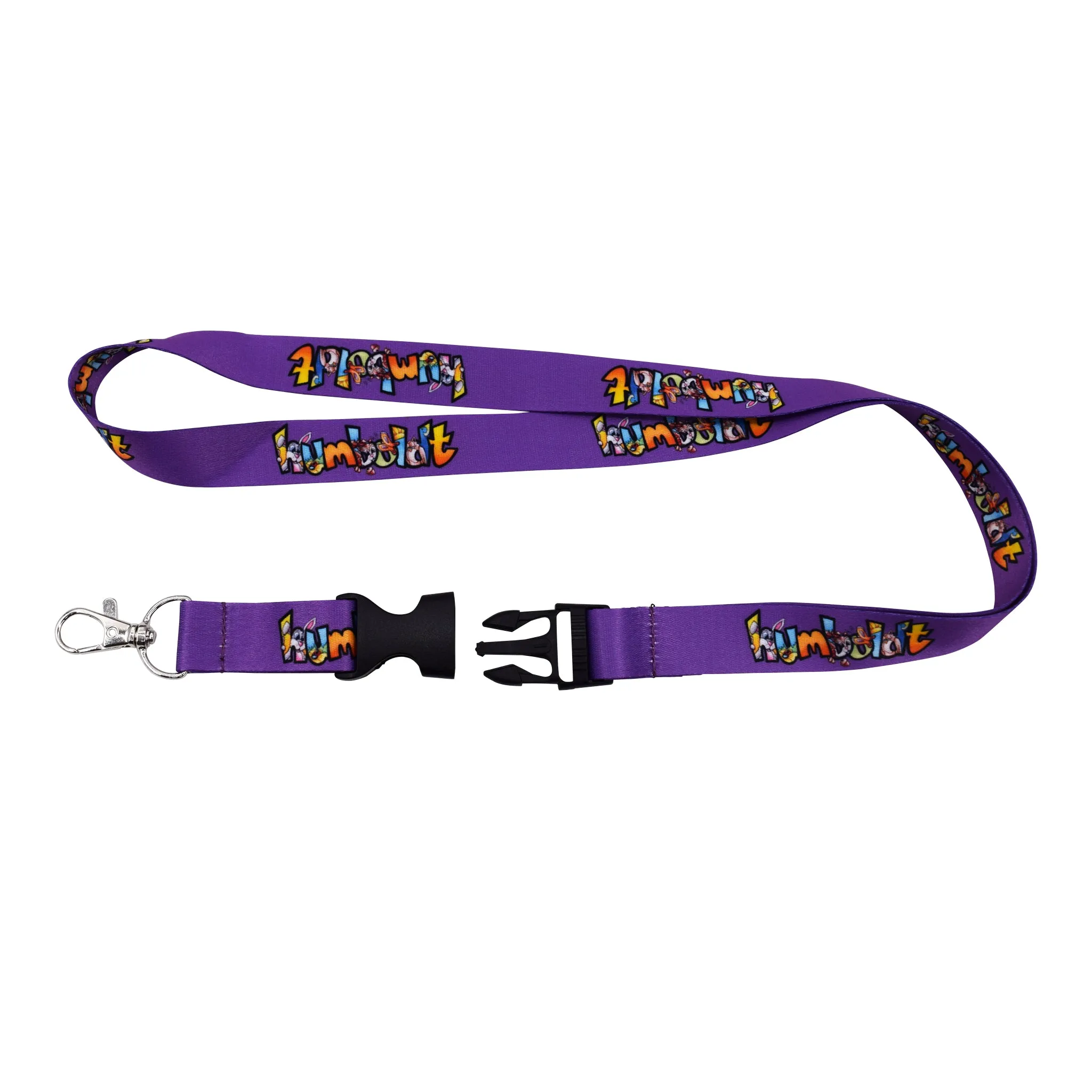 Purple Animals Lanyard