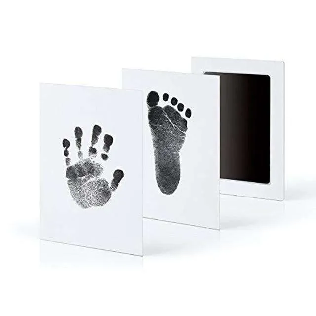 Safe Baby Footprints Handprint Ink Pads Kits Pets Care Non-toxic Ink Pads Baby Shower Paw Print Pad Foot Print Pad Baby Toys