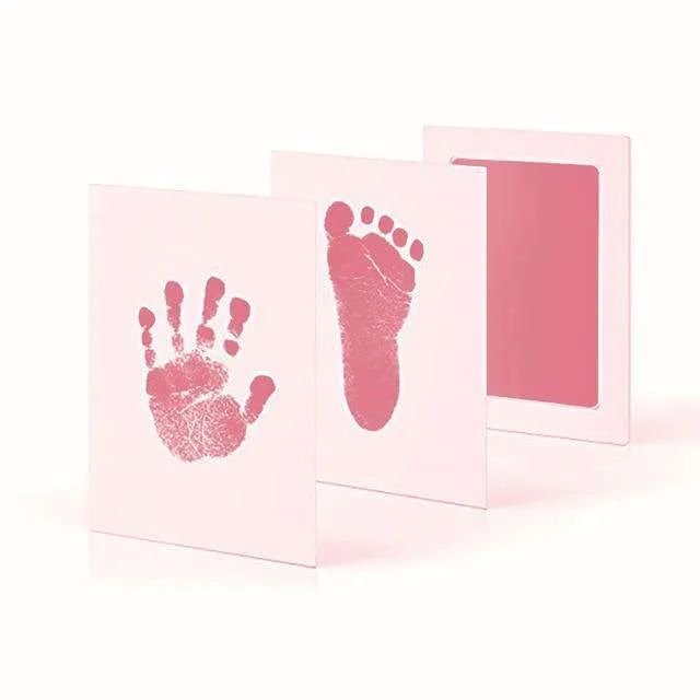 Safe Baby Footprints Handprint Ink Pads Kits Pets Care Non-toxic Ink Pads Baby Shower Paw Print Pad Foot Print Pad Baby Toys