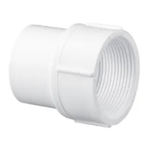 Schedule 40 PVC Female Spigot Adapter - Spigot x FPT