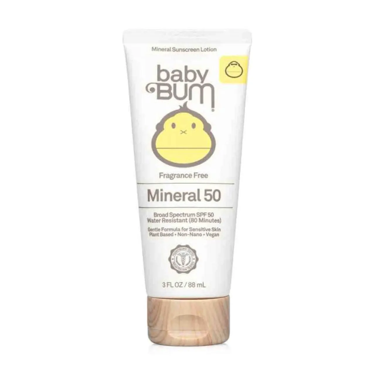 Sun Bum Baby Bum Mineral Sunscreen Roll-On Lotion SPF 50 3 oz