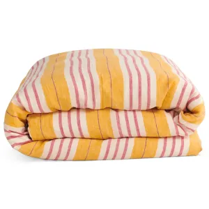 Sweet Stripe Woven Linen Quilt Cover